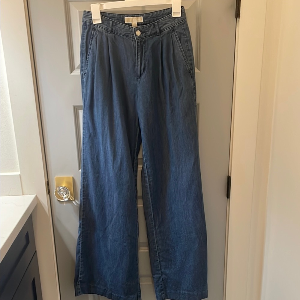Michael Kors Denim wide leg pant Jeans